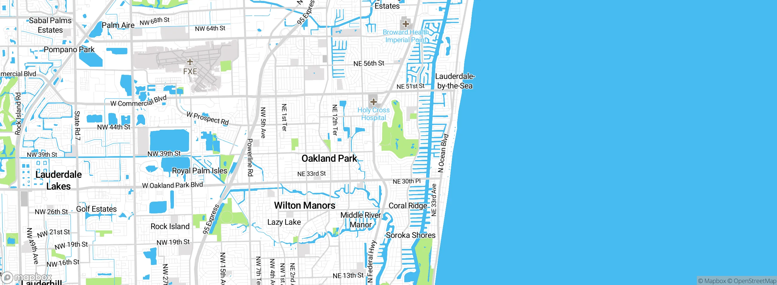 Map showing approximate location