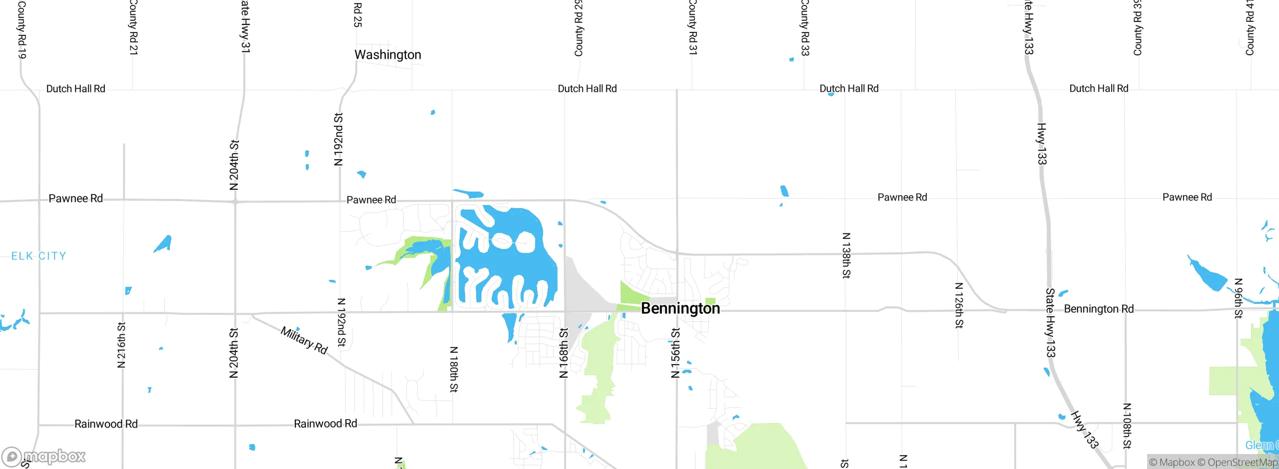 Map showing approximate location