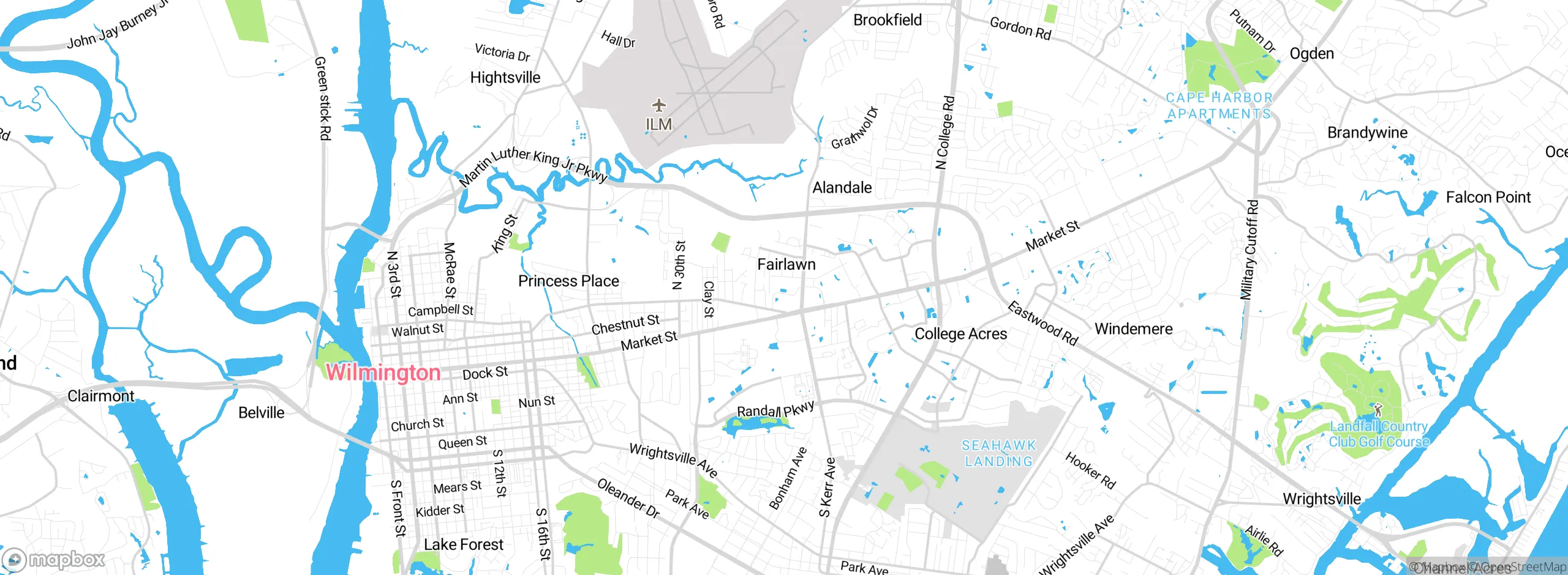 Map showing approximate location