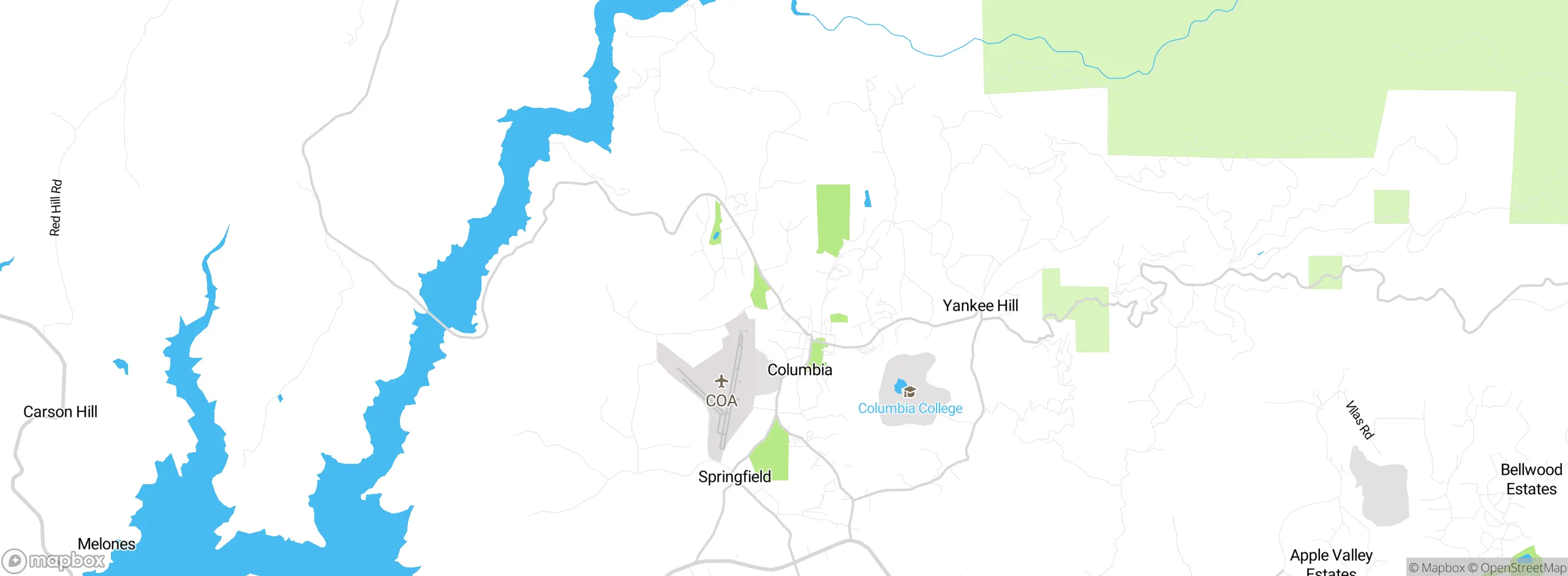 Map showing approximate location