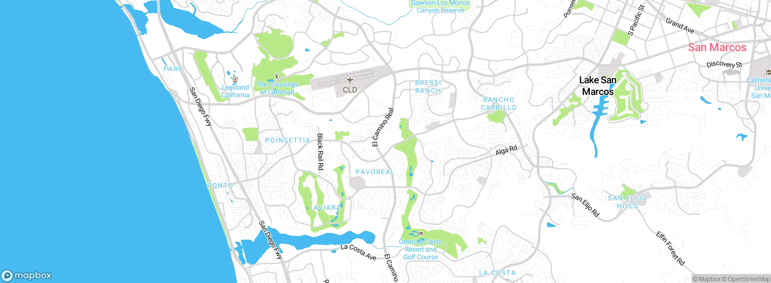 Map showing approximate location