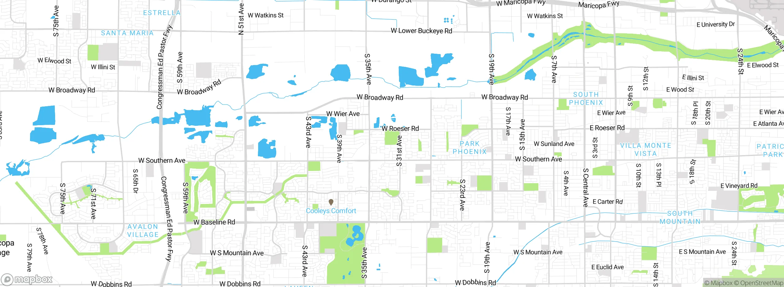Map showing approximate location