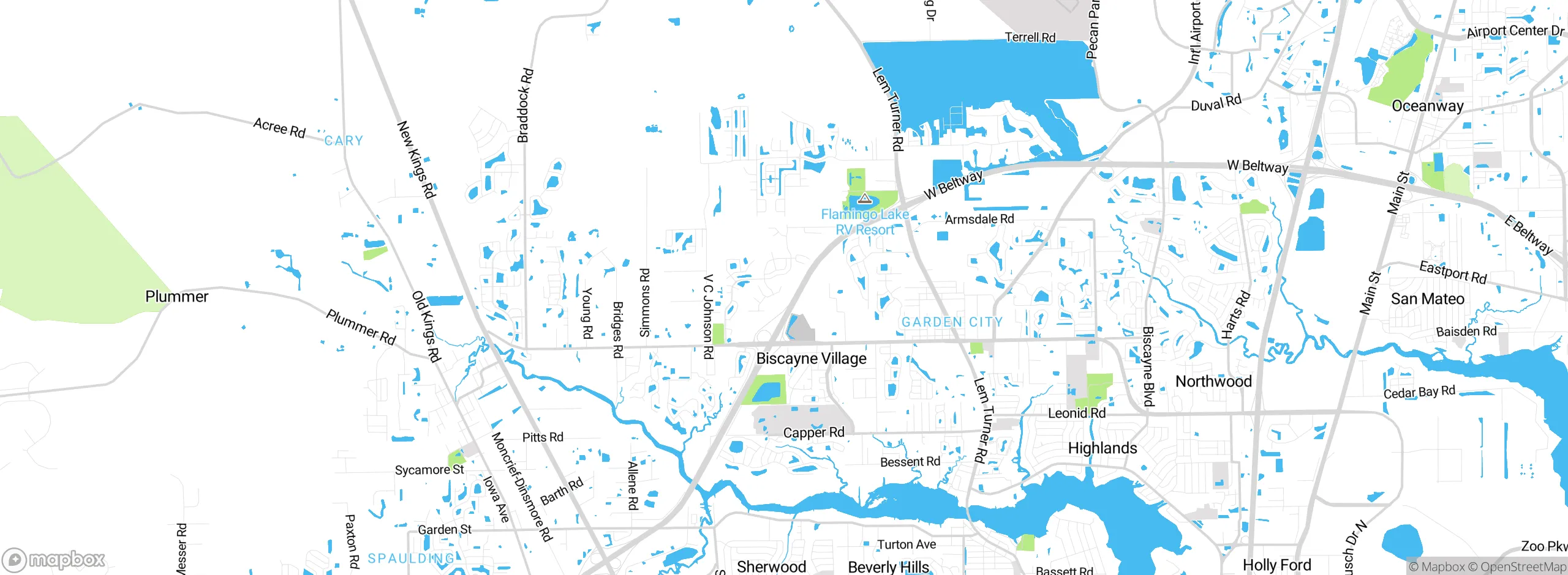 Map showing approximate location