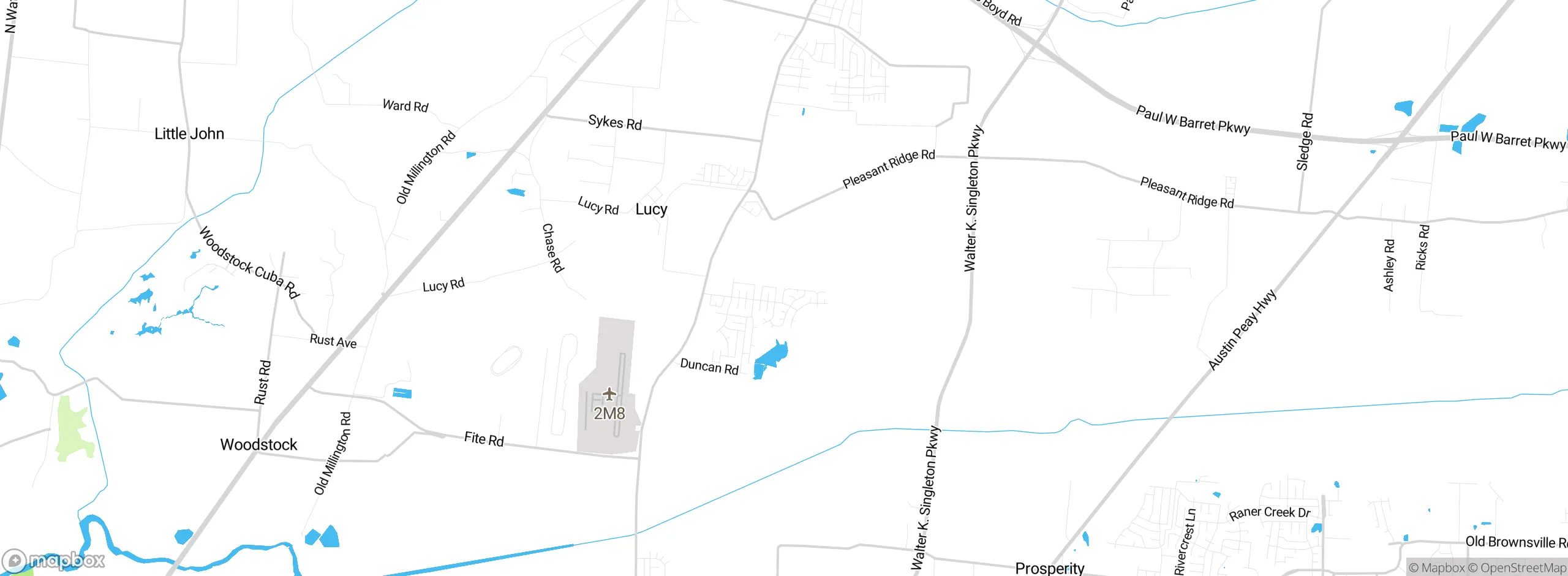 Map showing approximate location