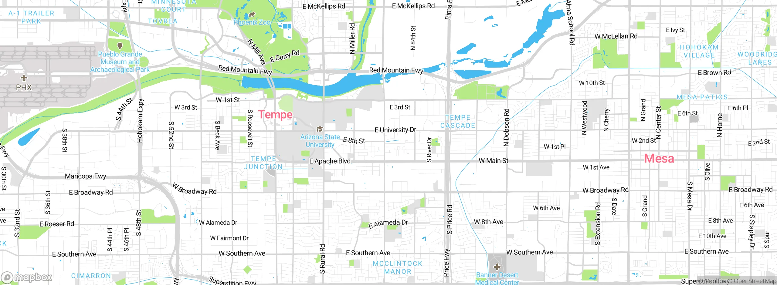 Map showing approximate location
