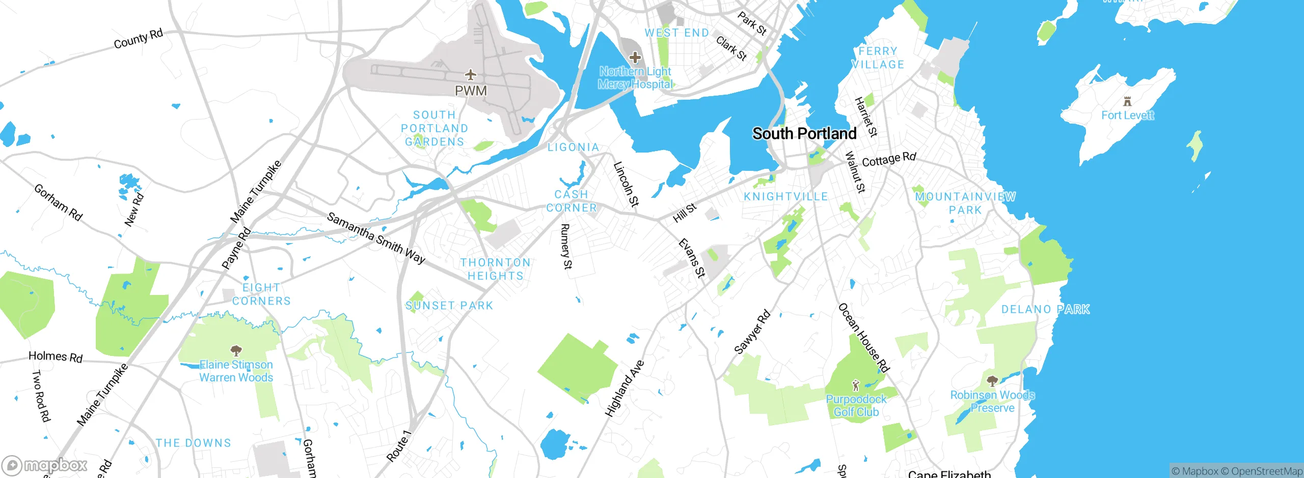Map showing approximate location