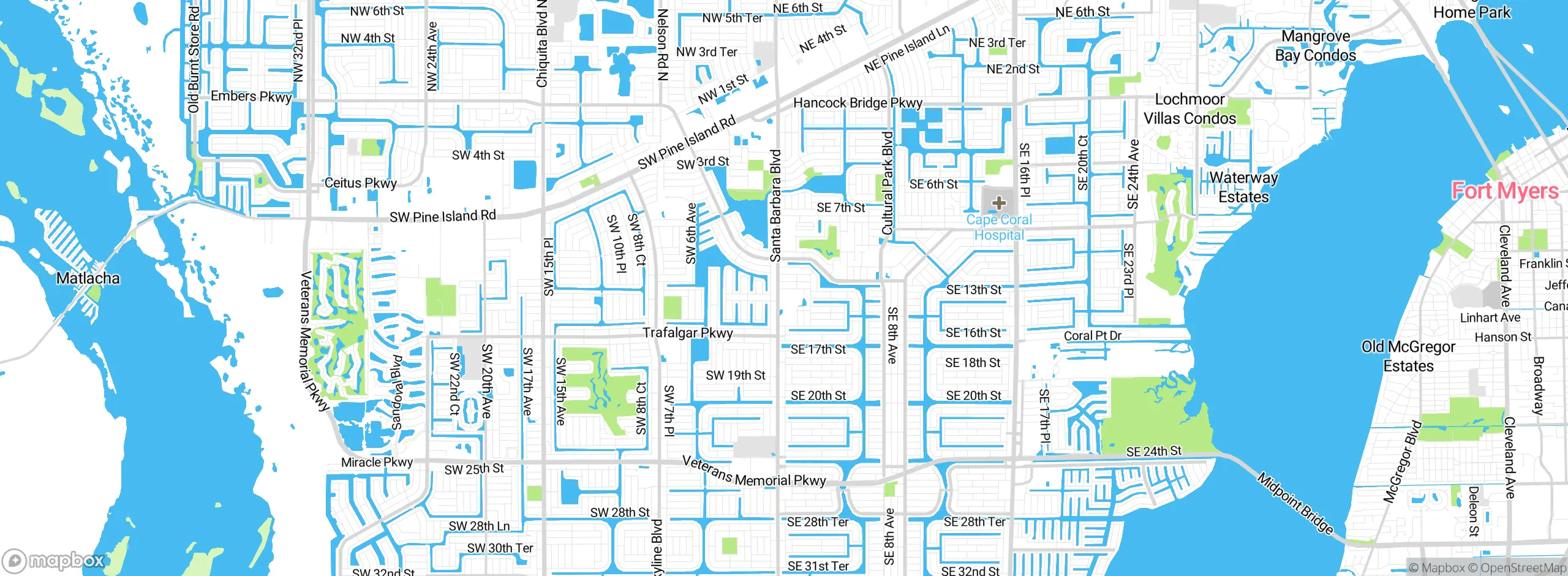 Map showing approximate location