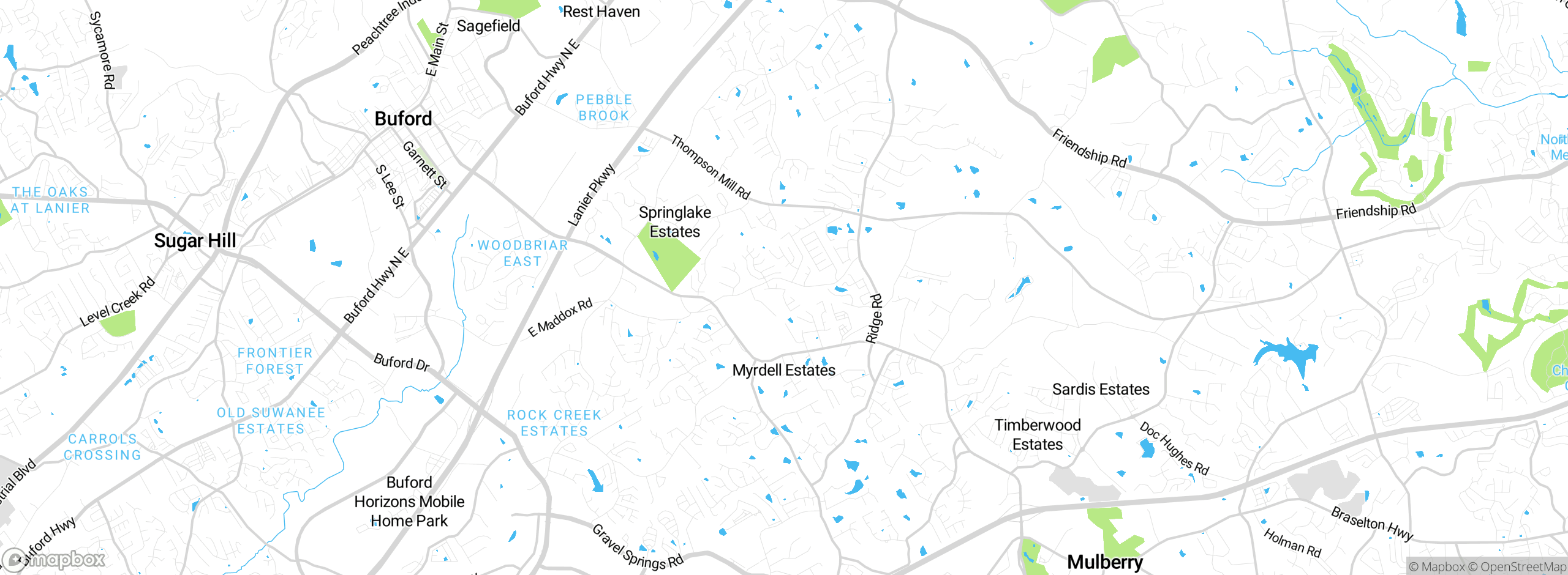 Map showing approximate location