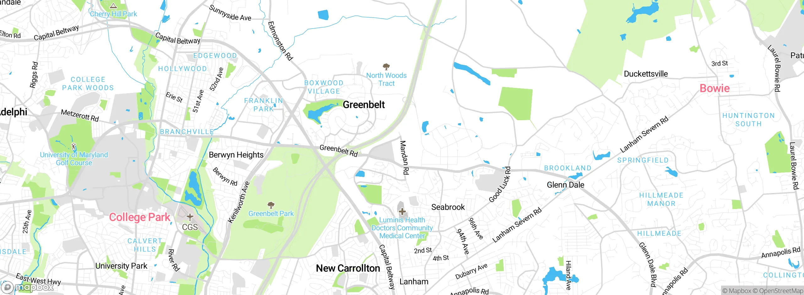 Map showing approximate location