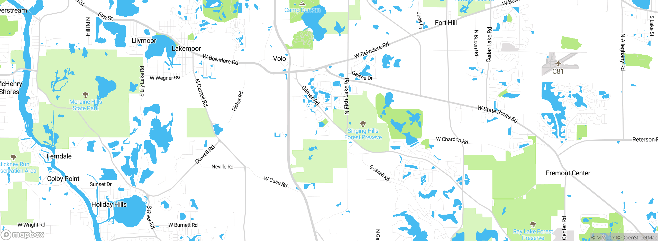 Map showing approximate location
