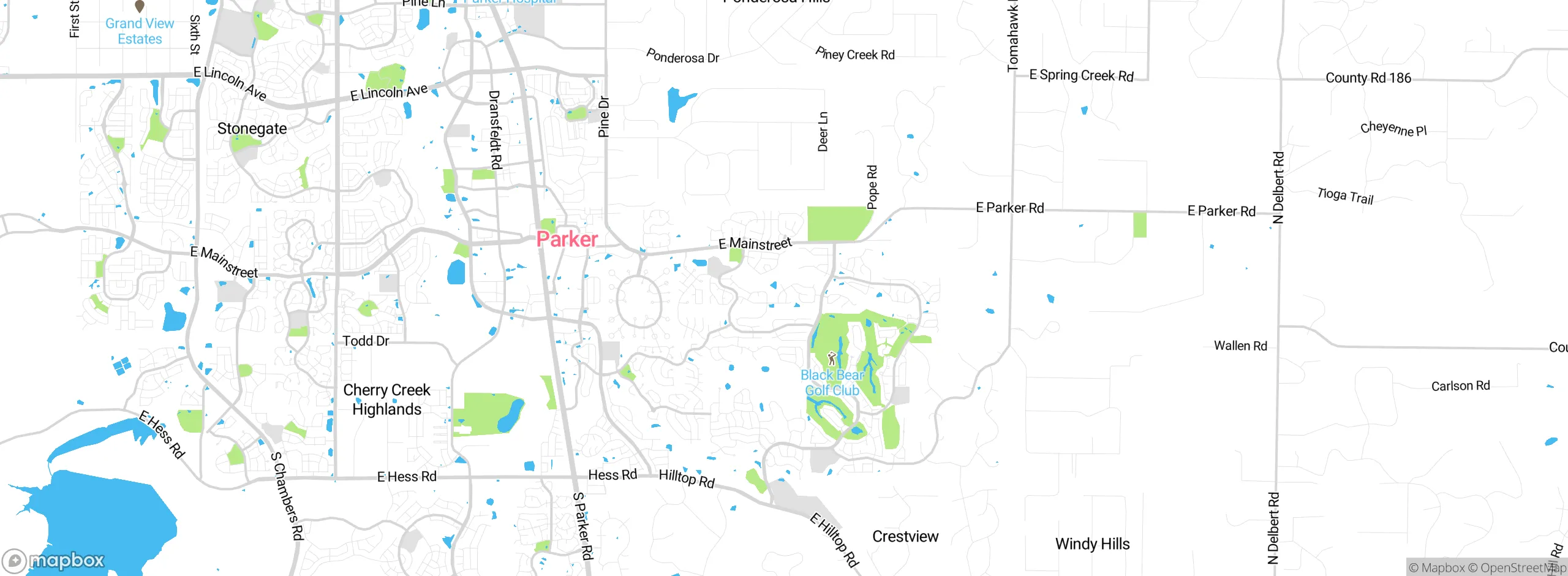 Map showing approximate location