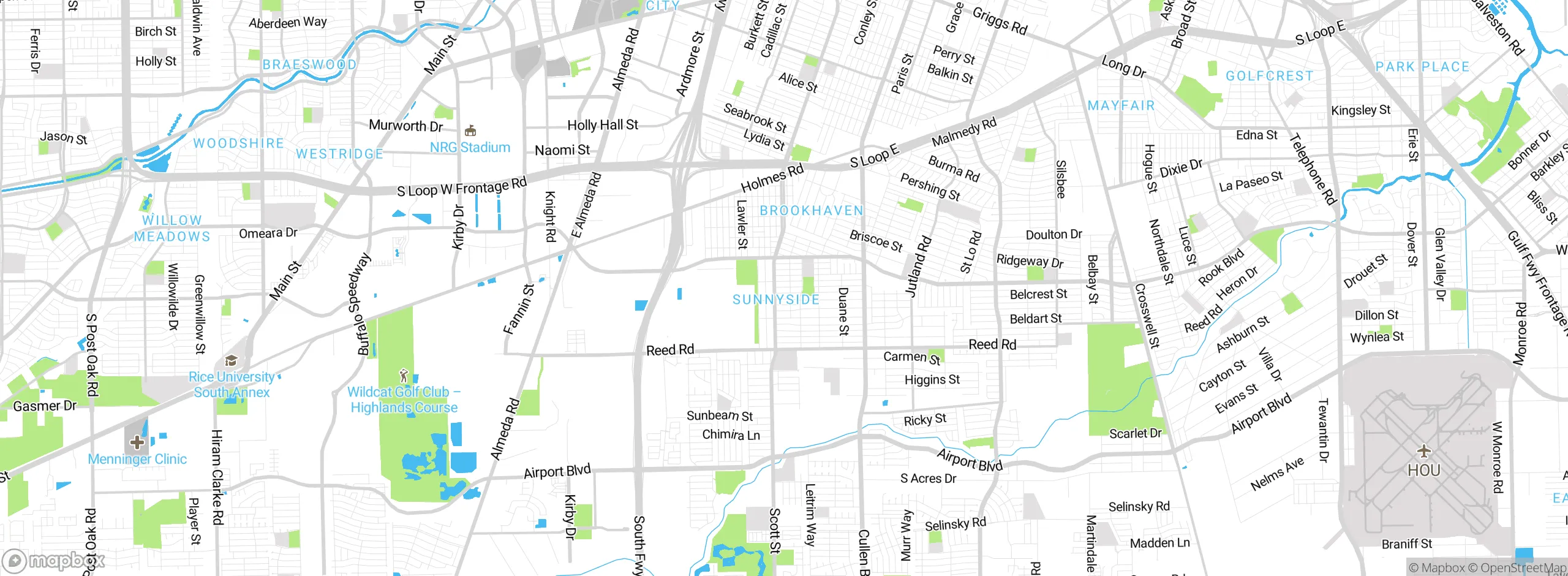 Map showing approximate location