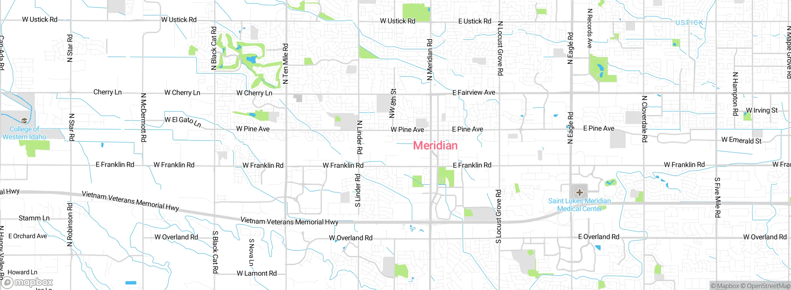 Map showing approximate location