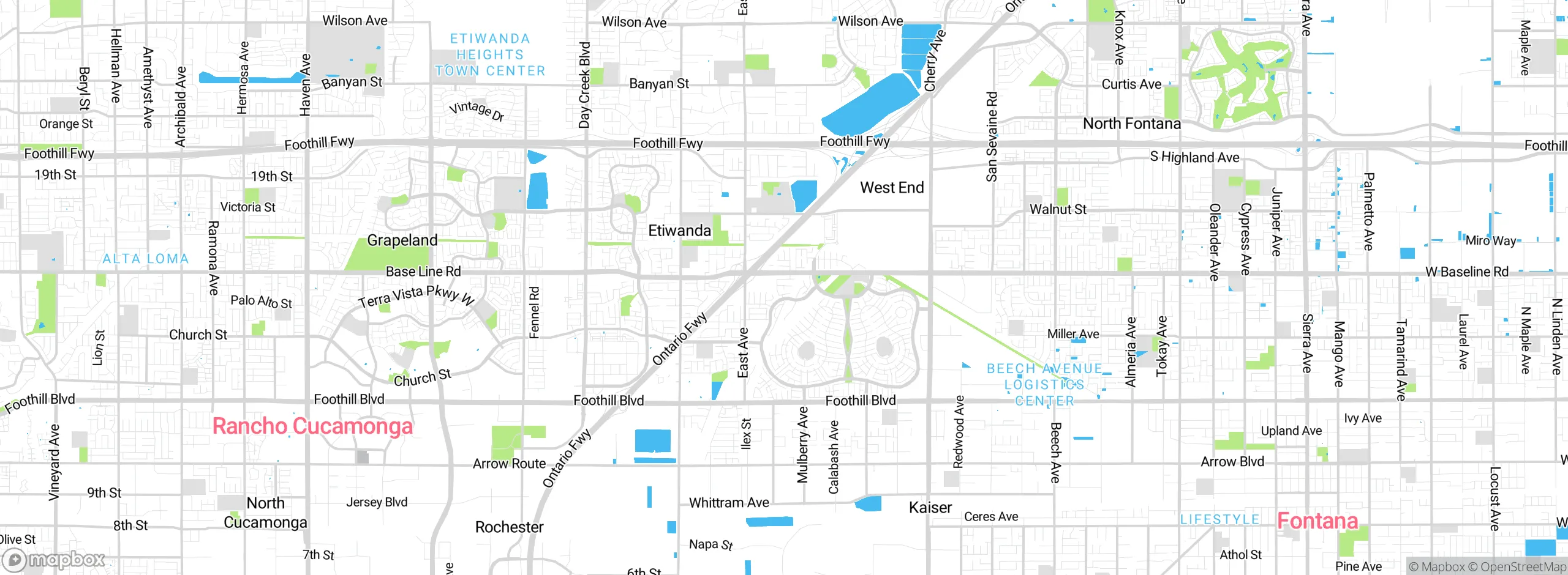 Map showing approximate location