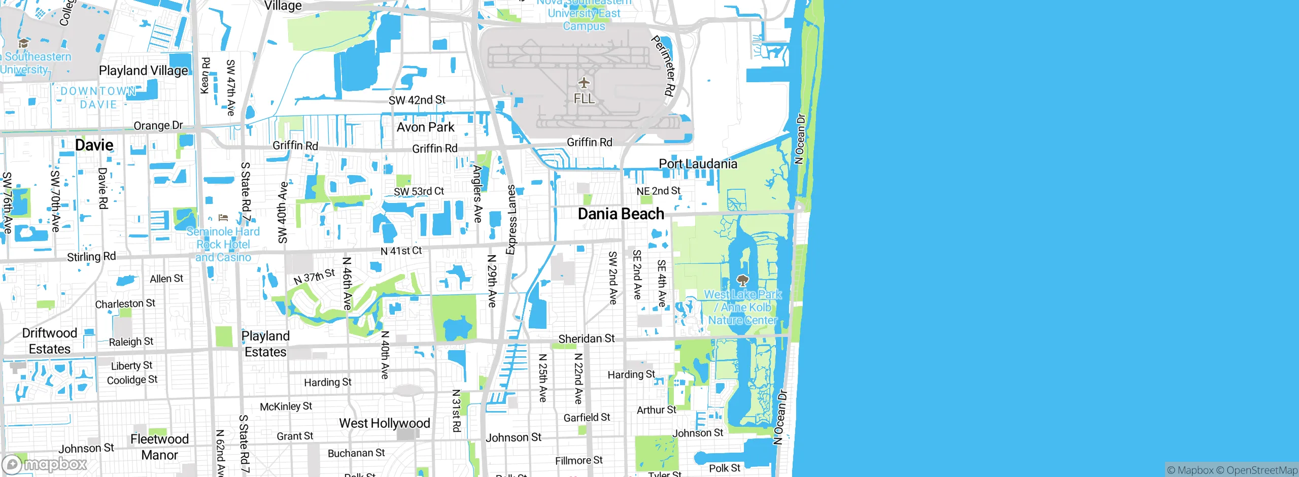 Map showing approximate location
