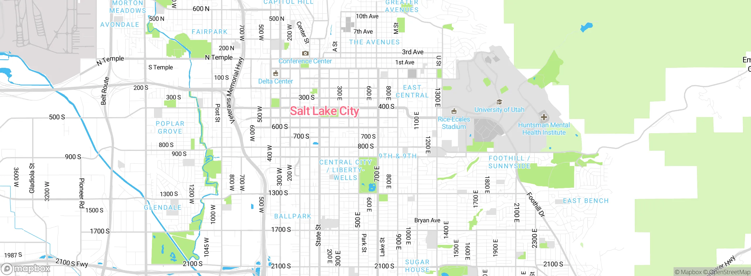 Map showing approximate location