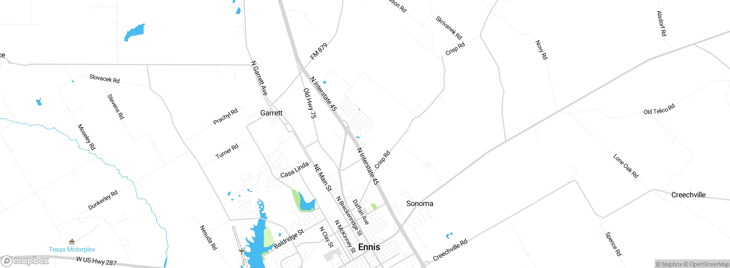 Map showing approximate location