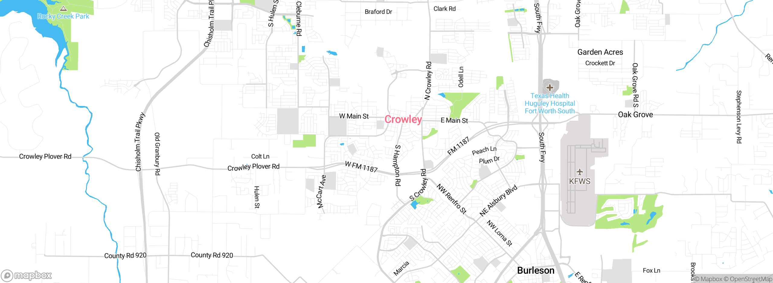 Map showing approximate location
