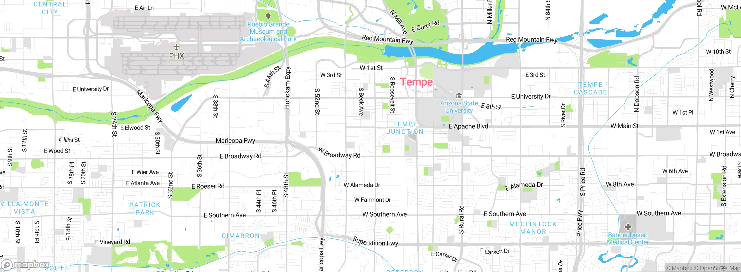 Map showing approximate location