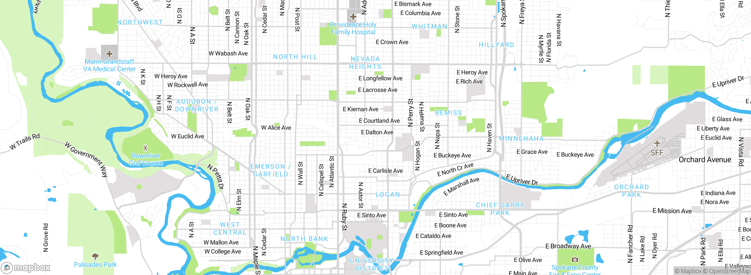 Map showing approximate location