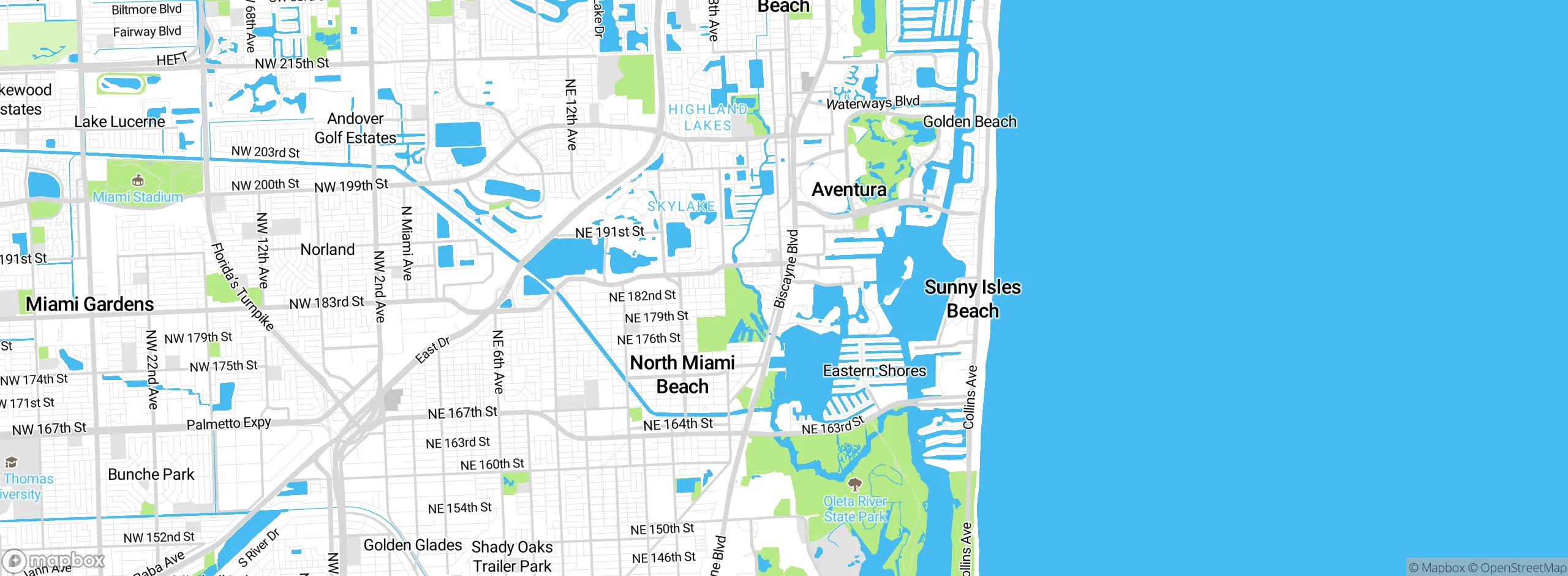 Map showing approximate location