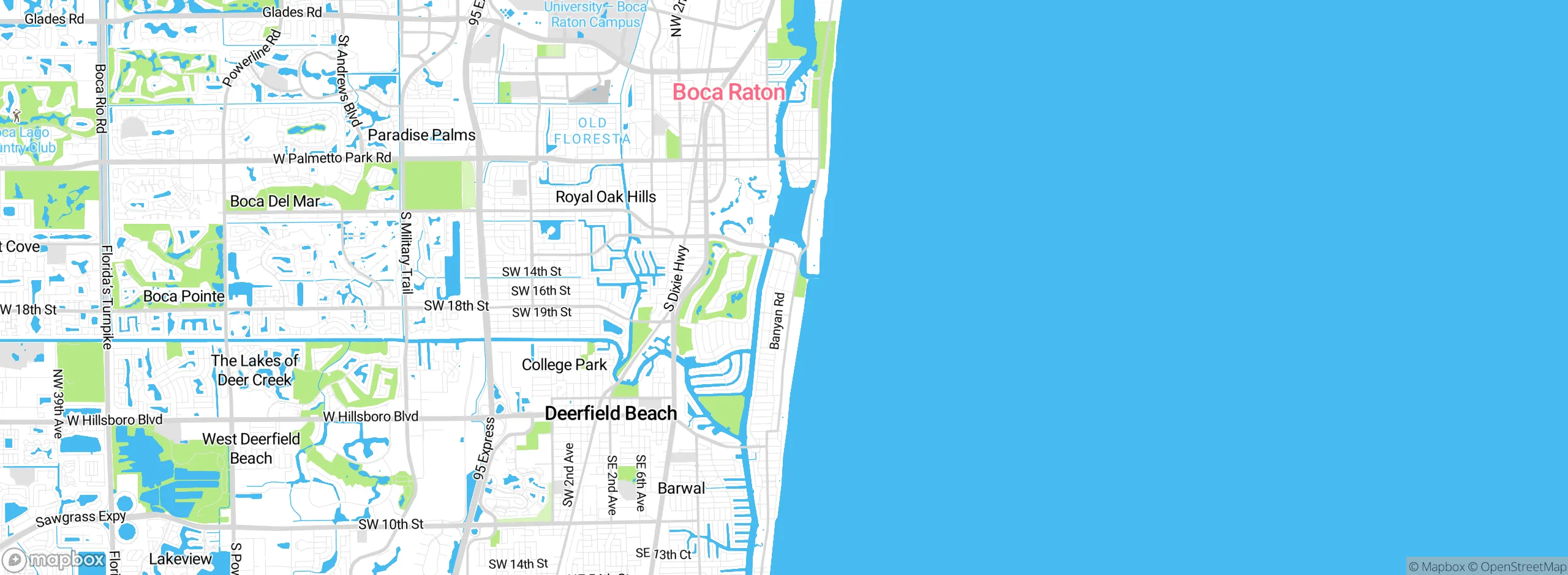 Map showing approximate location