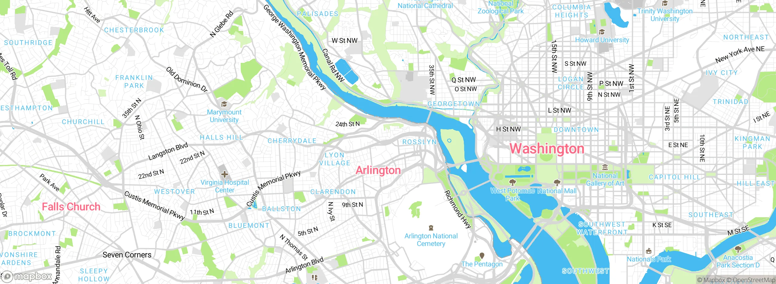 Map showing approximate location