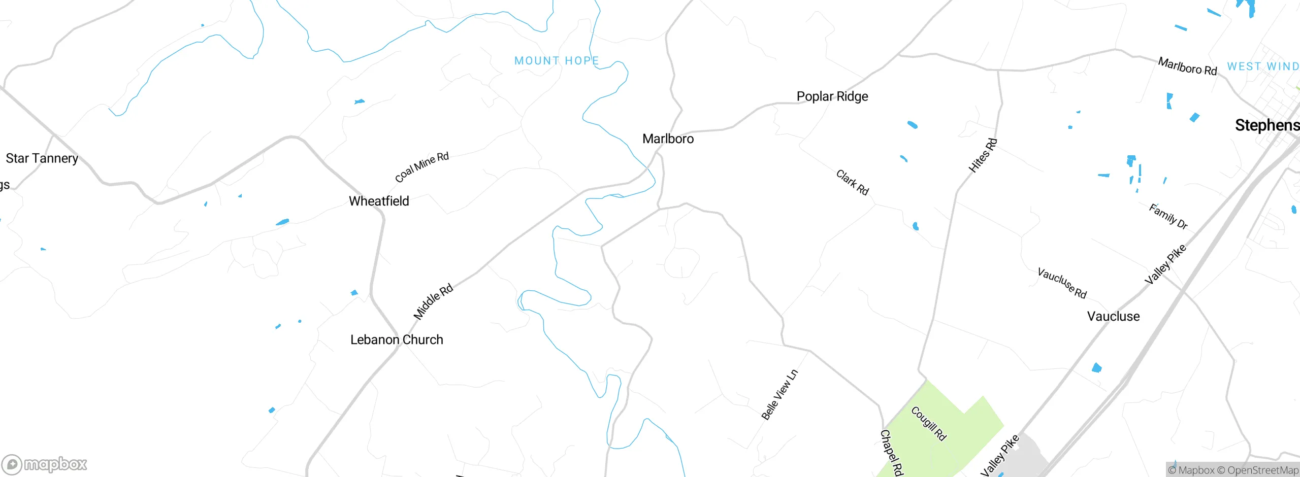 Map showing approximate location