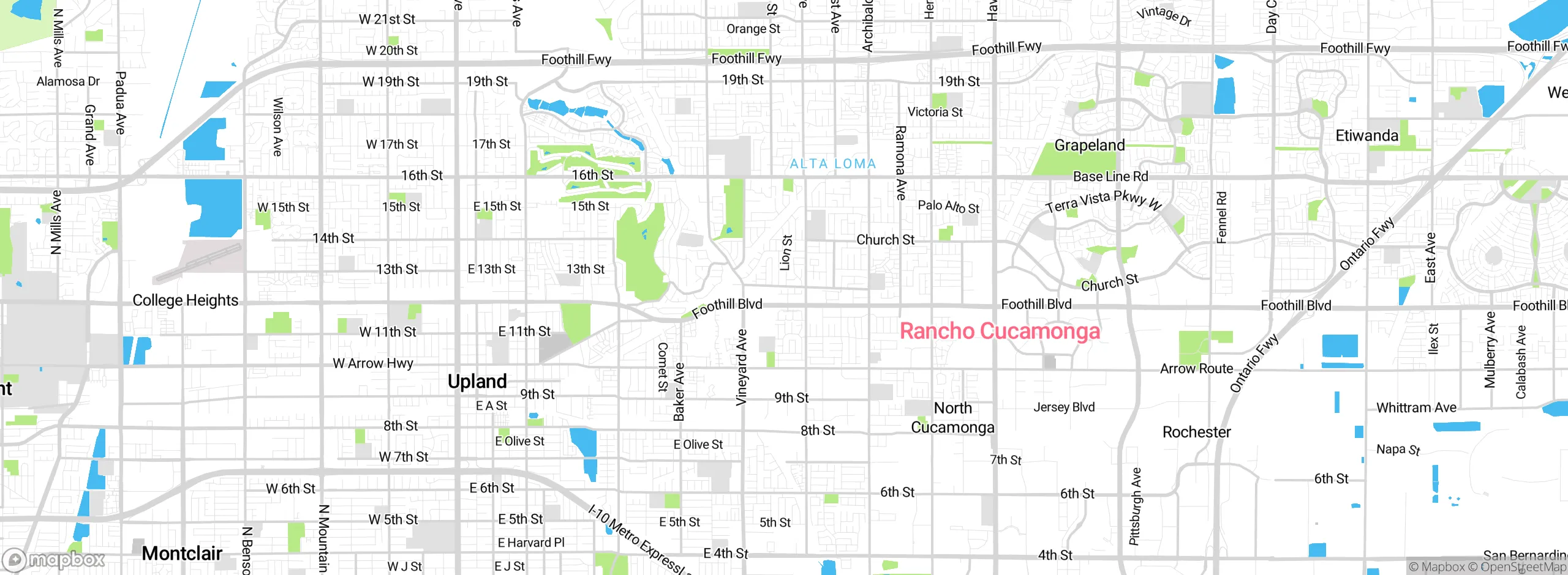 Map showing approximate location