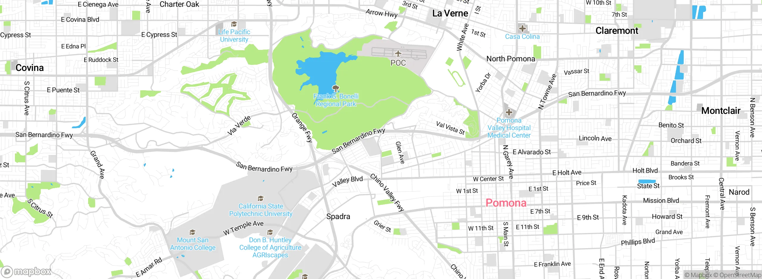 Map showing approximate location