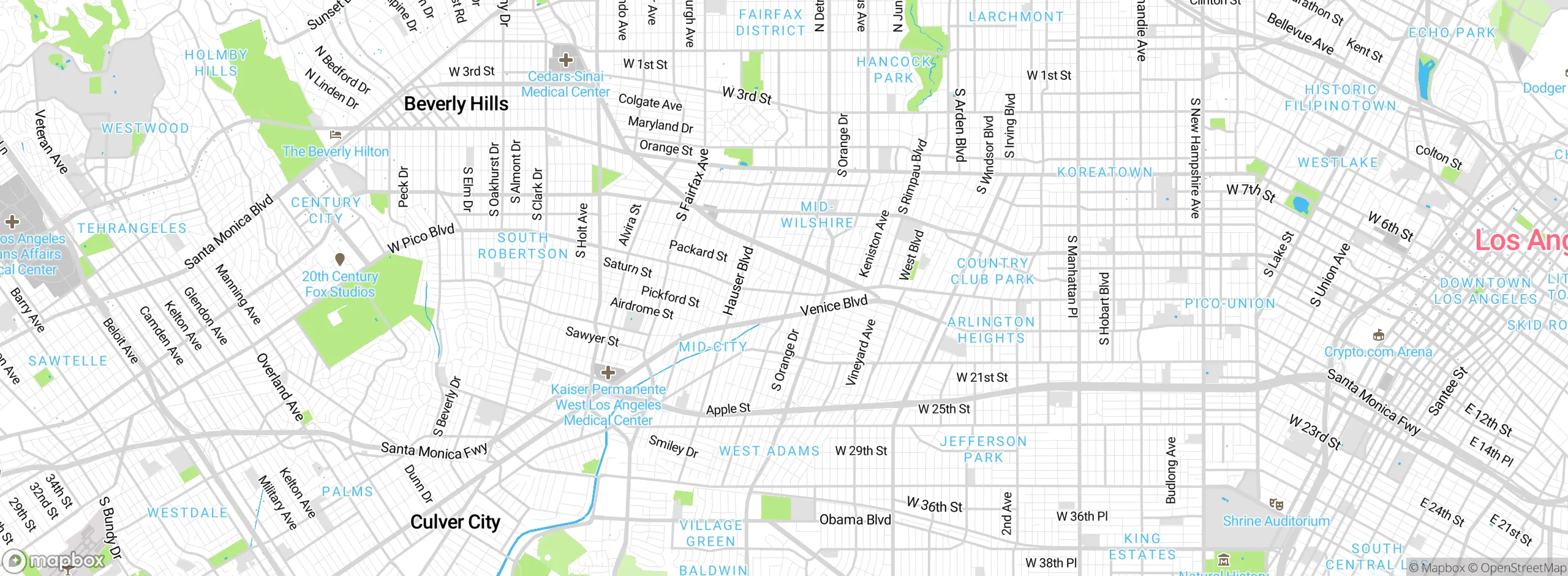 Map showing approximate location