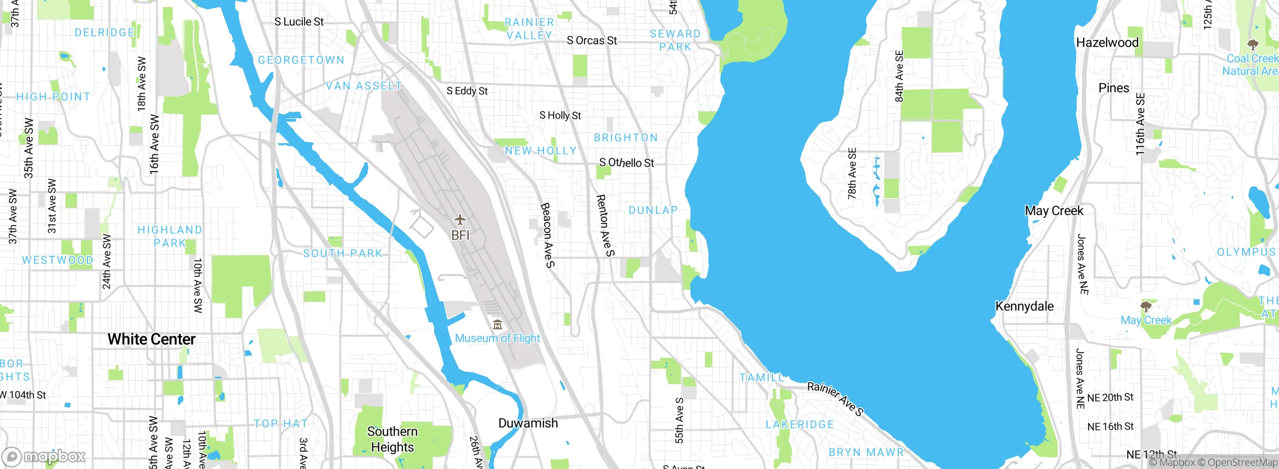 Map showing approximate location