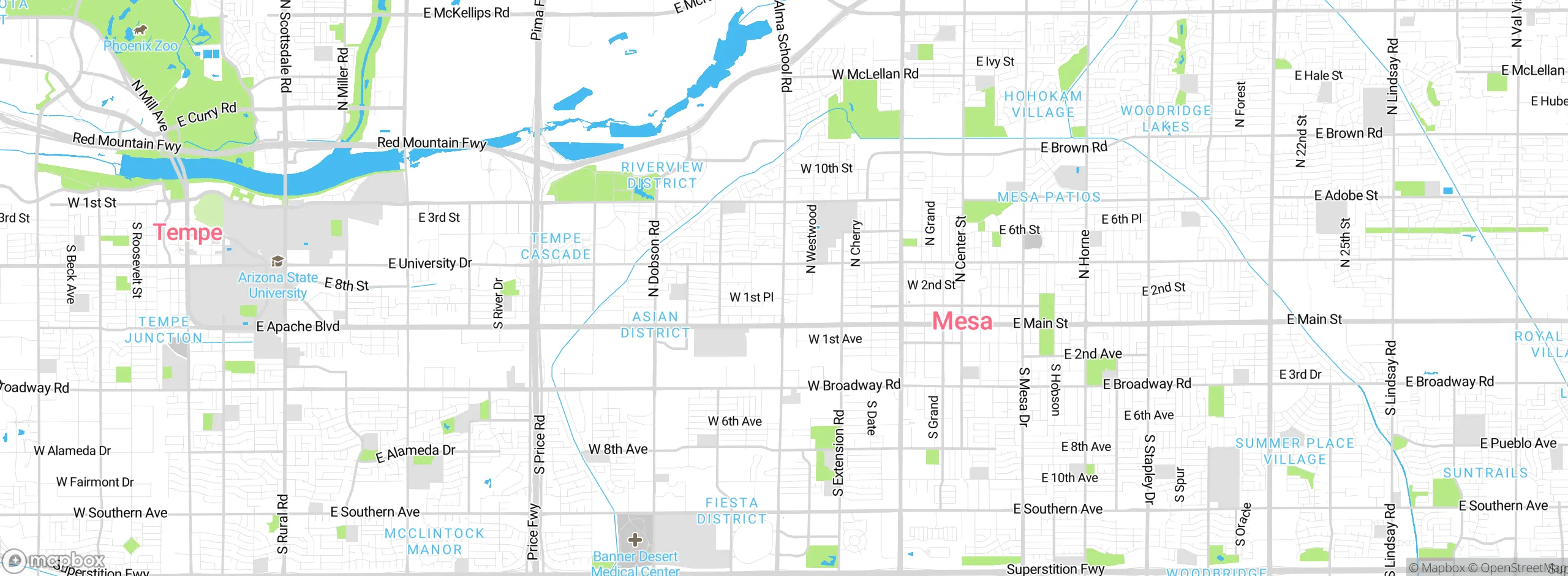 Map showing approximate location