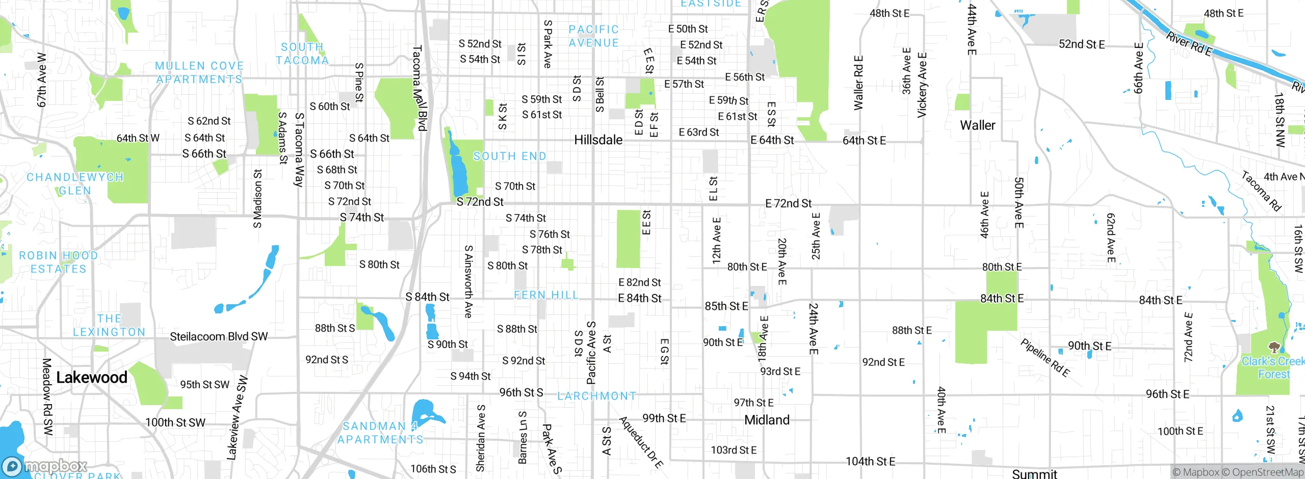 Map showing approximate location