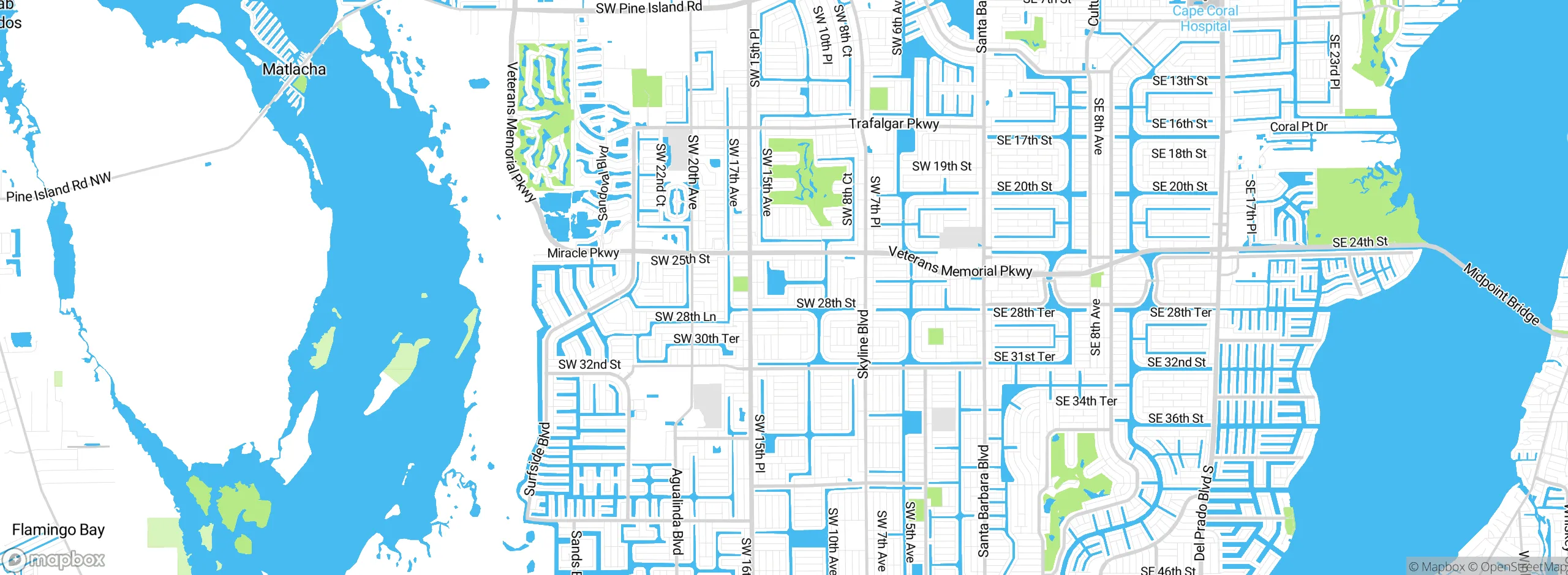 Map showing approximate location