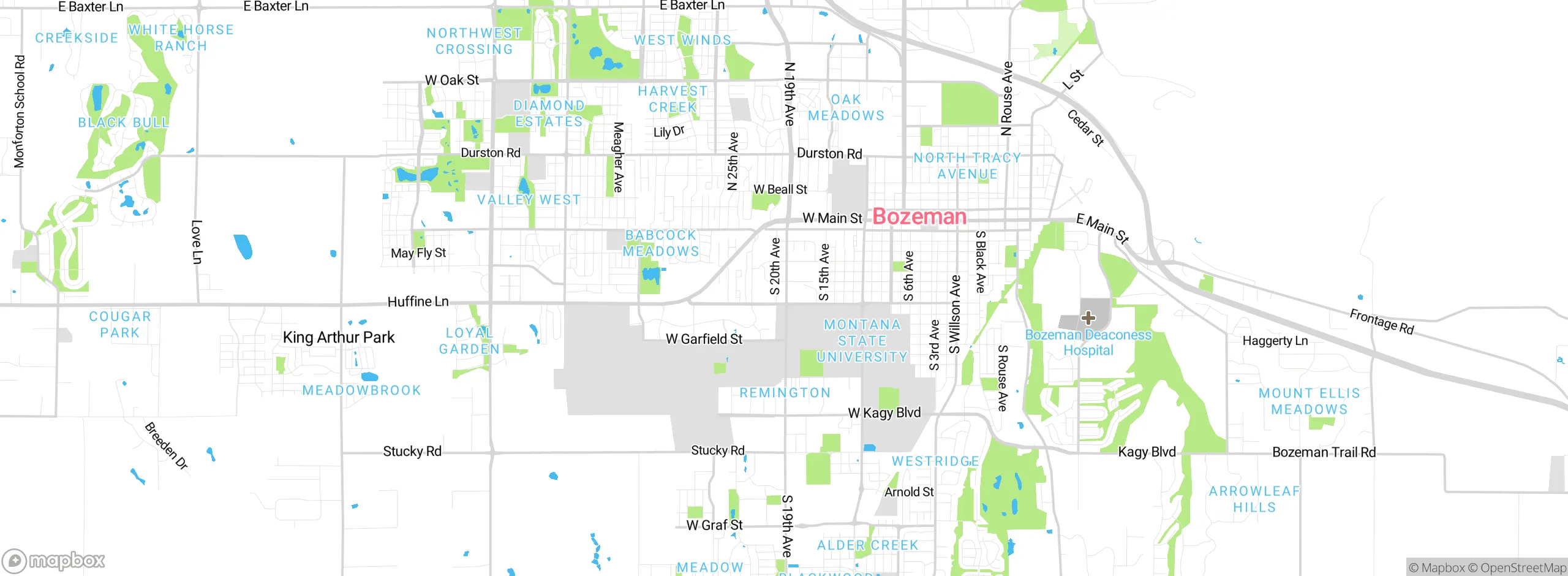 Map showing approximate location