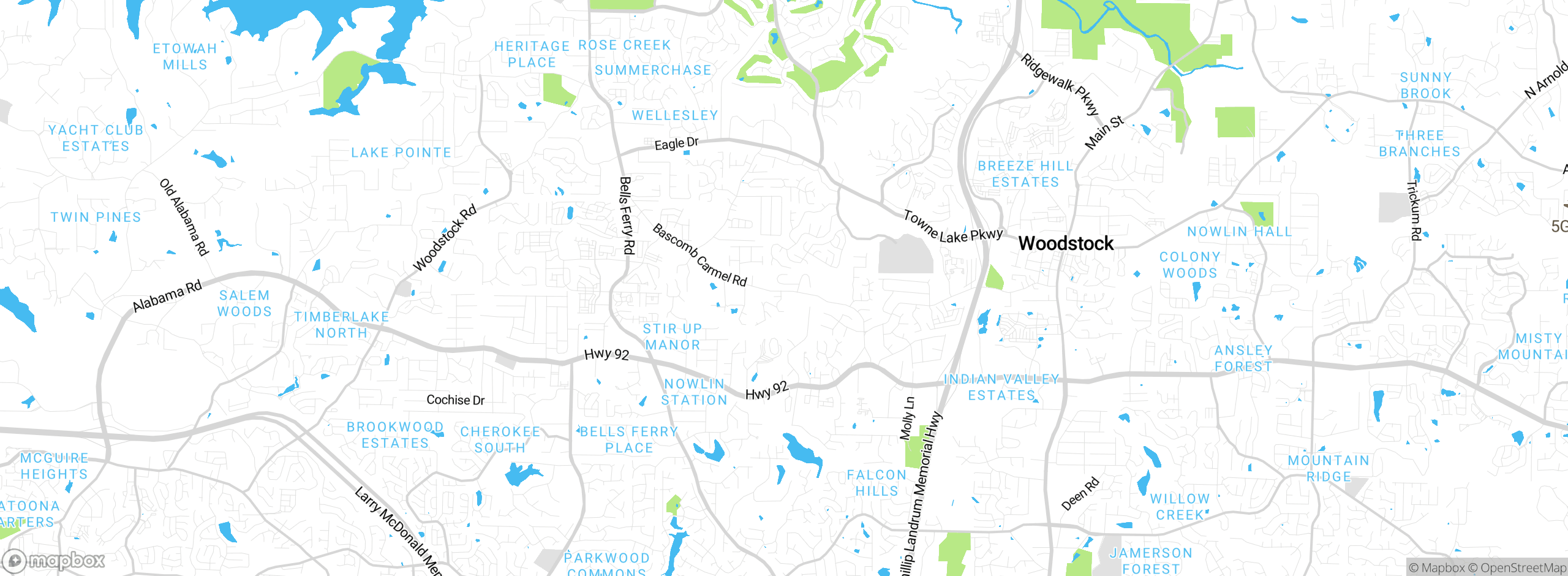 Map showing approximate location