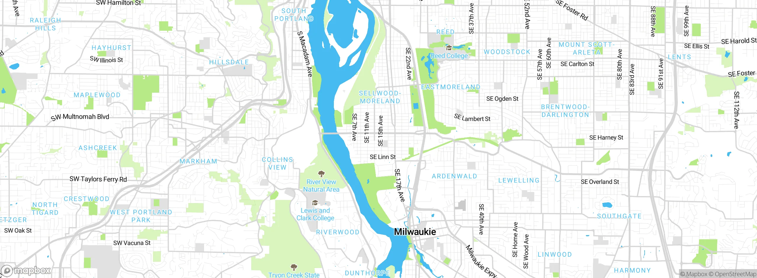 Map showing approximate location