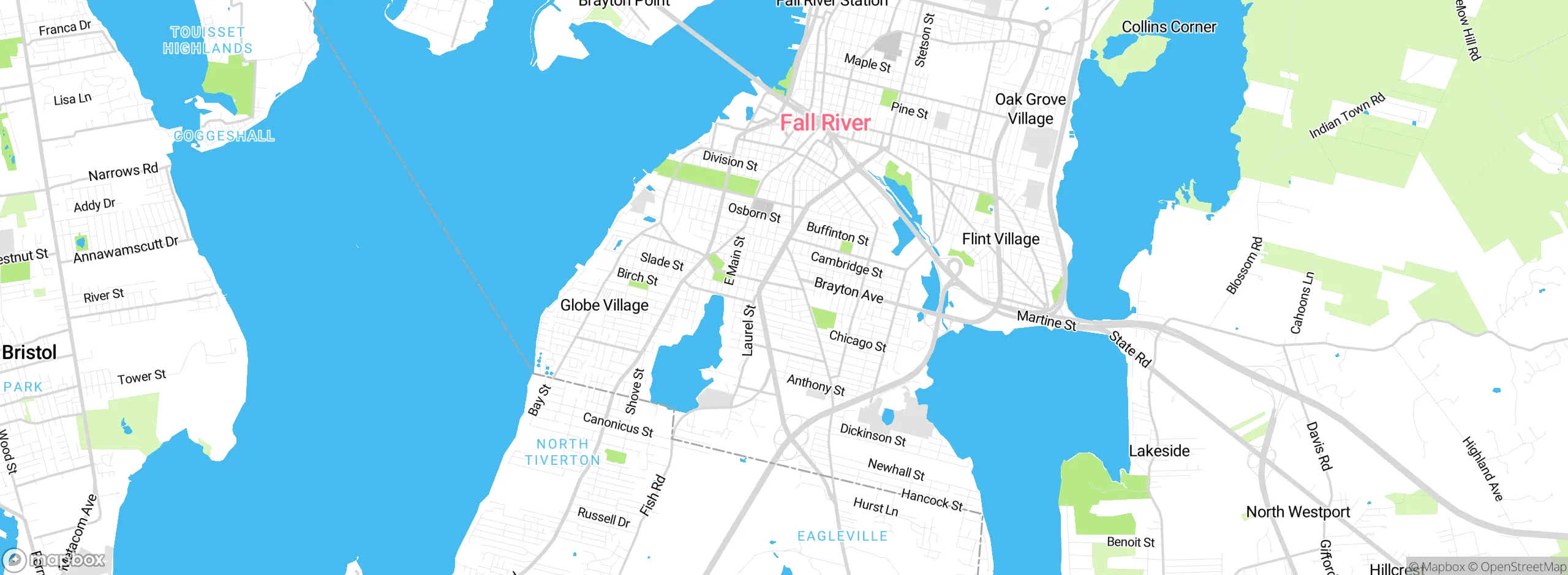 Map showing approximate location