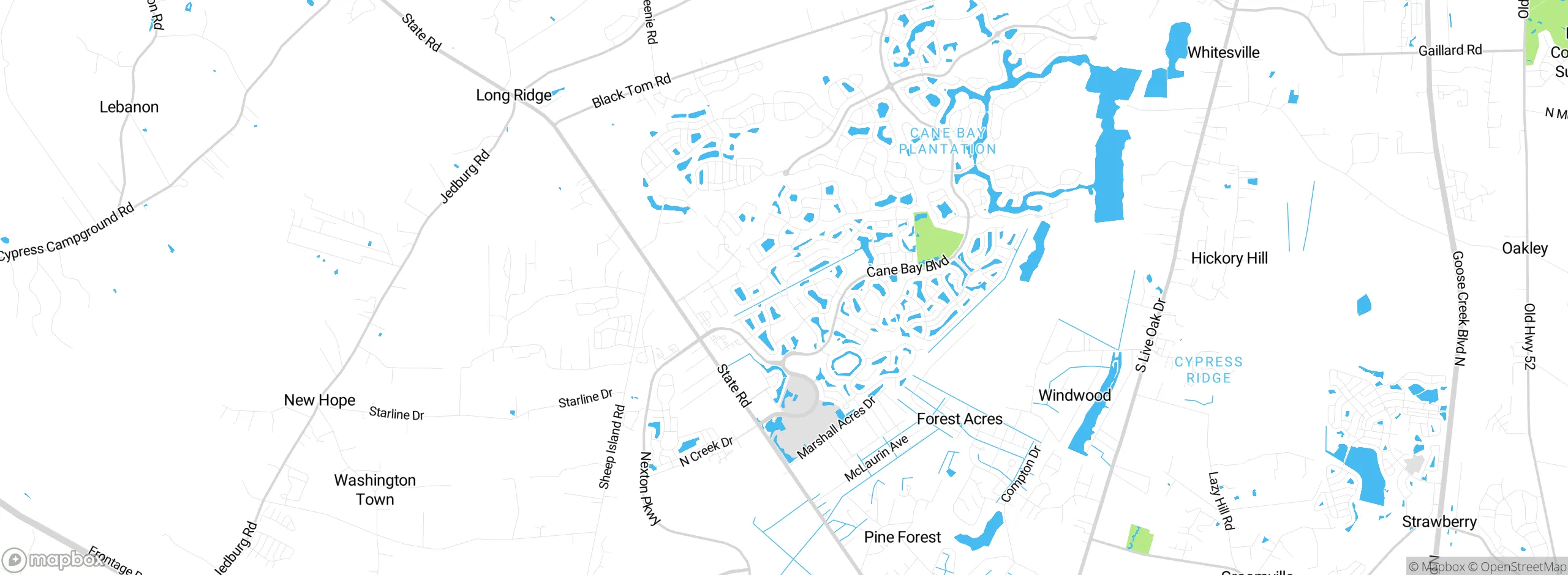 Map showing approximate location