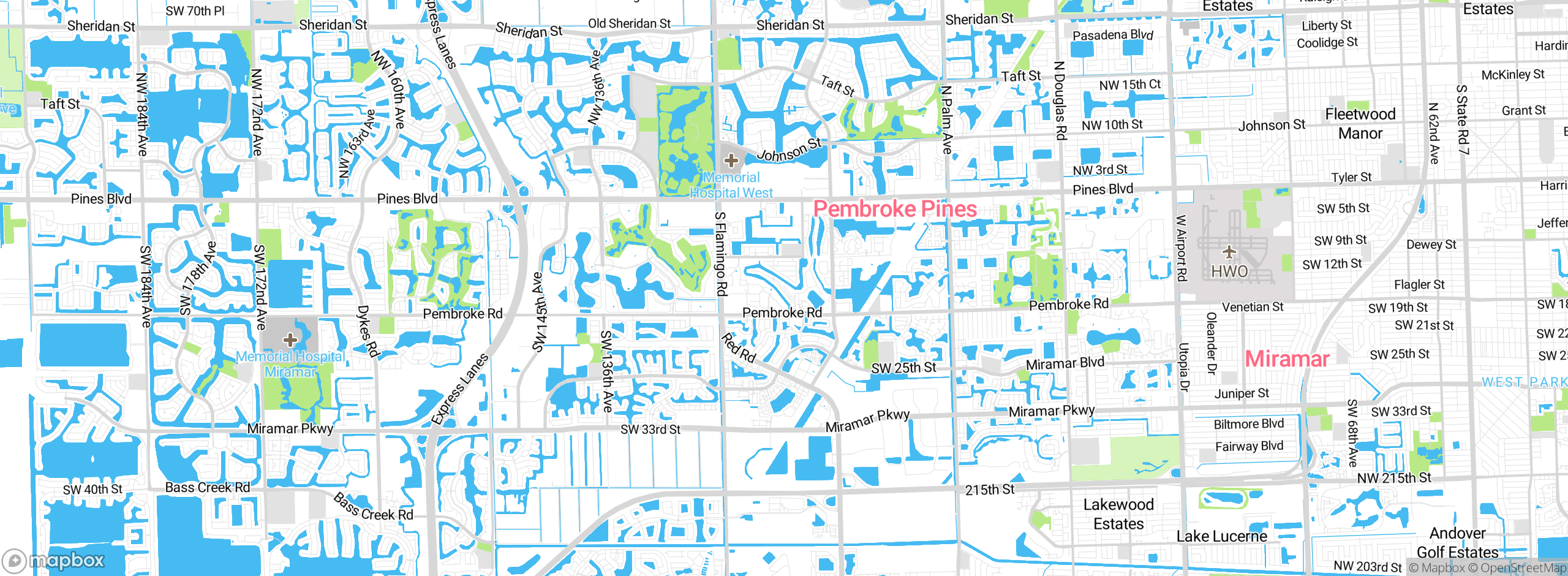 Map showing approximate location