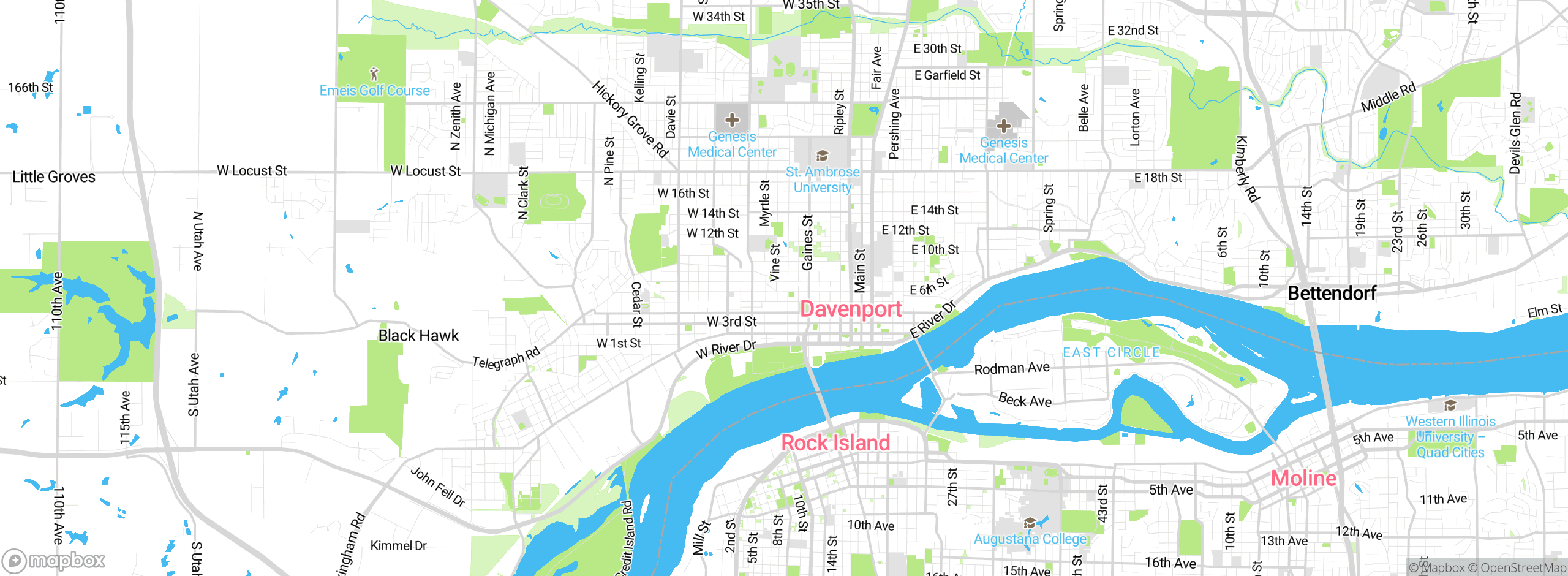 Map showing approximate location