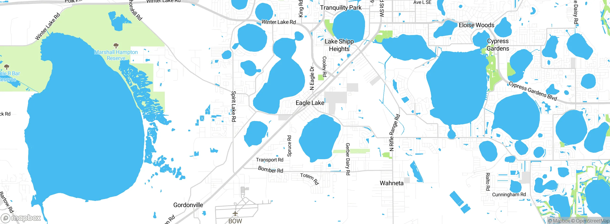 Map showing approximate location