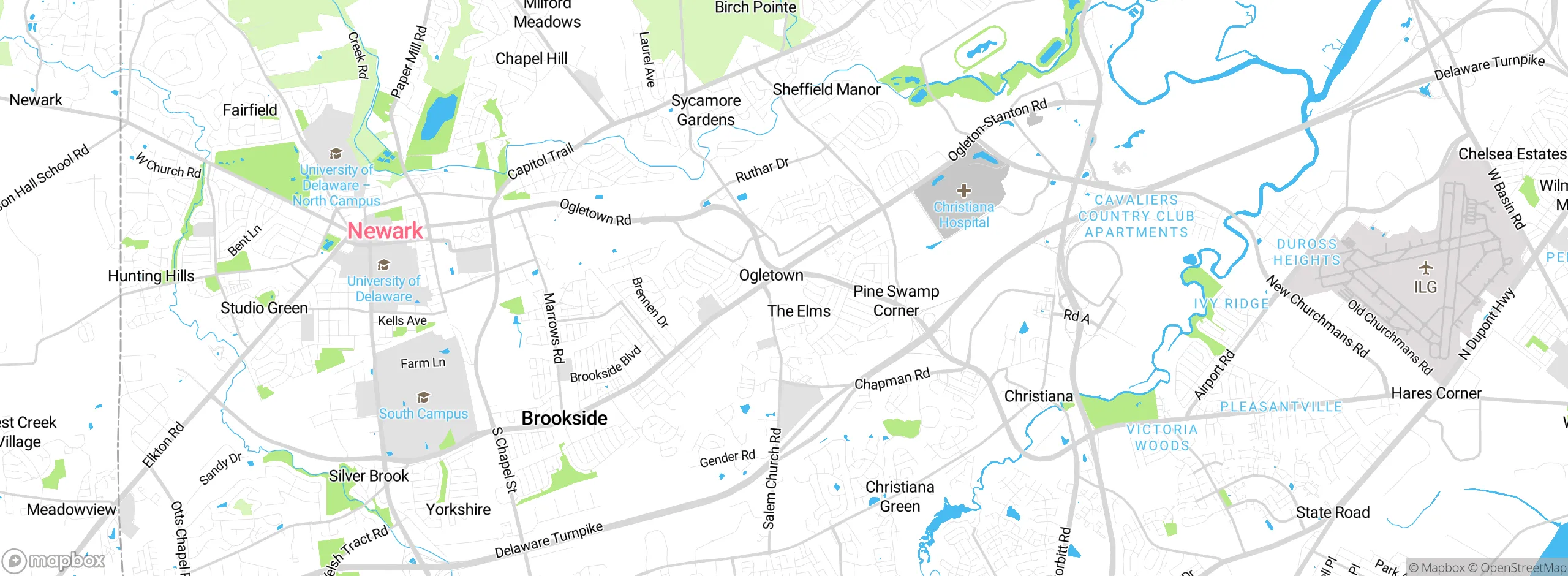 Map showing approximate location