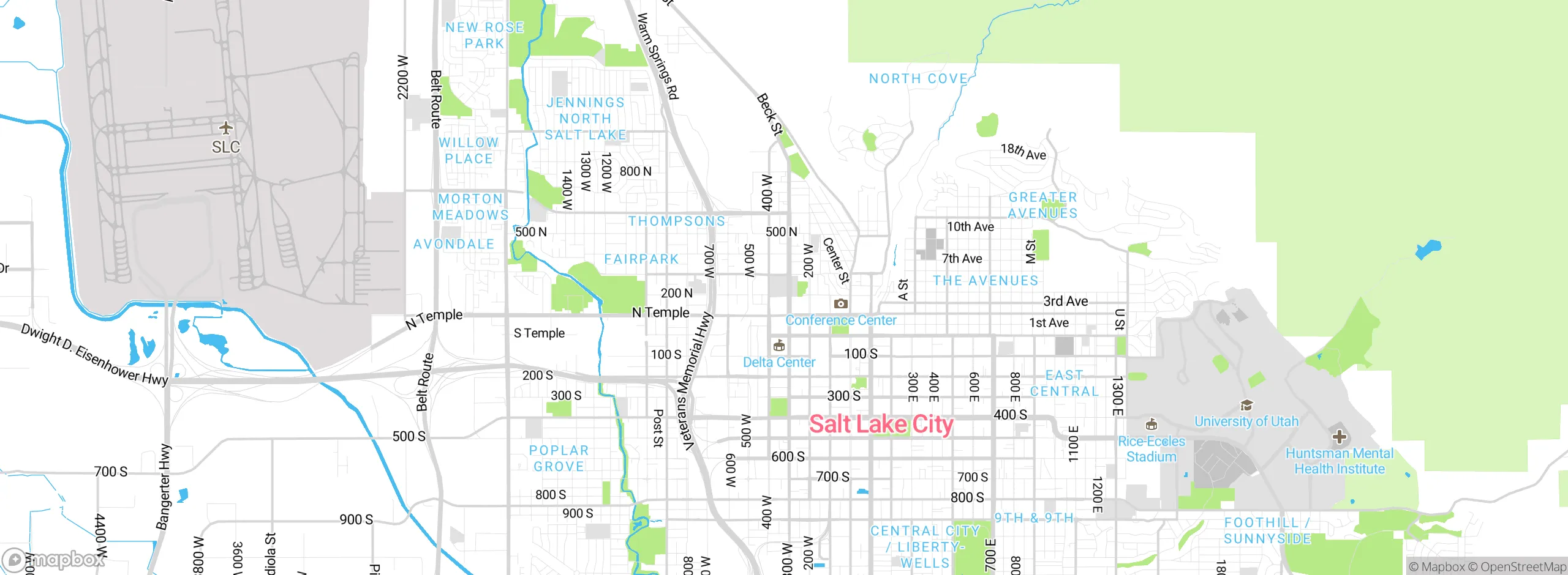 Map showing approximate location