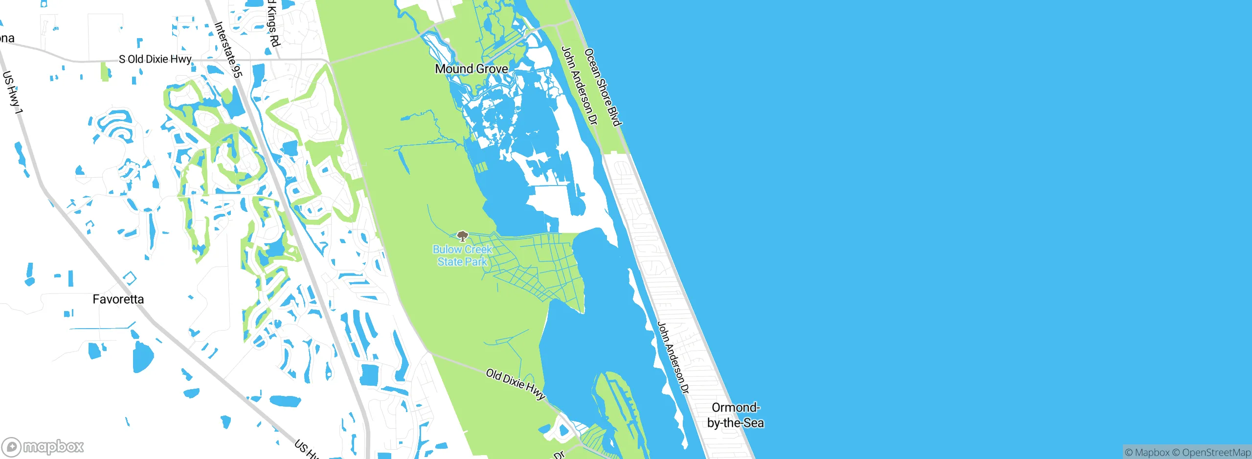 Map showing approximate location