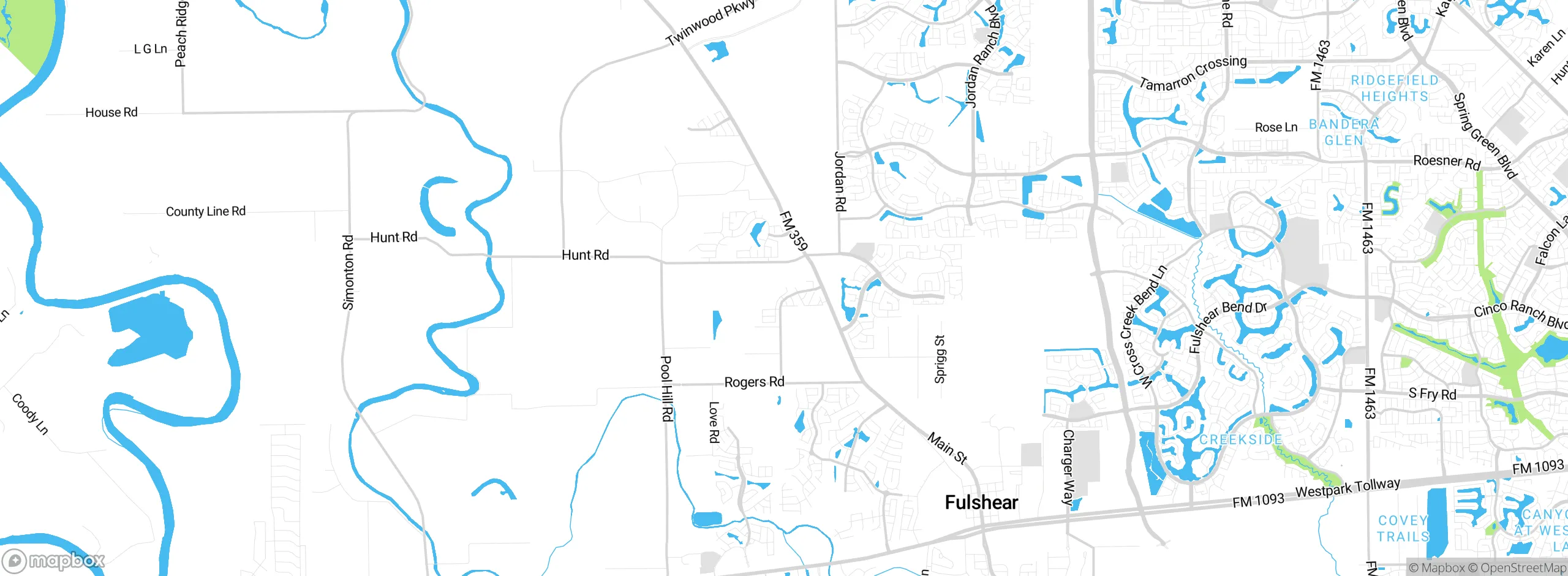 Map showing approximate location