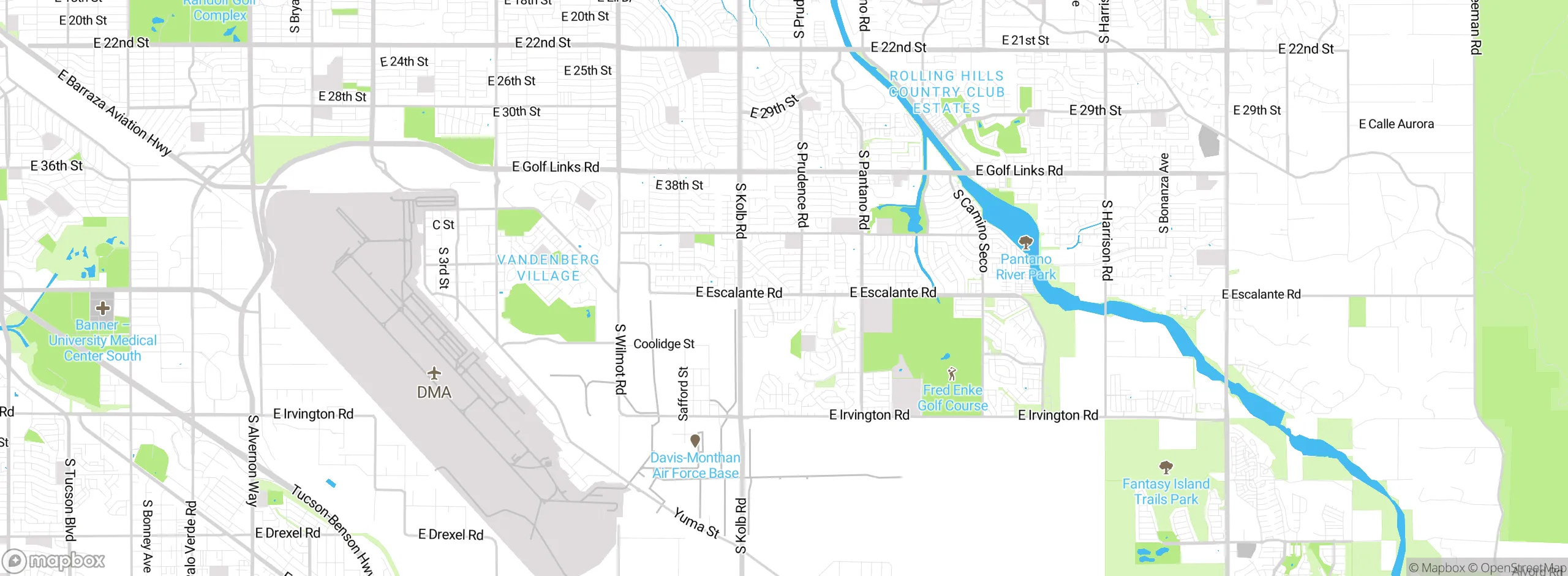 Map showing approximate location