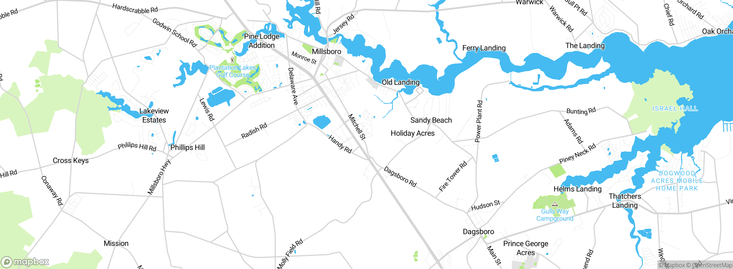 Map showing approximate location