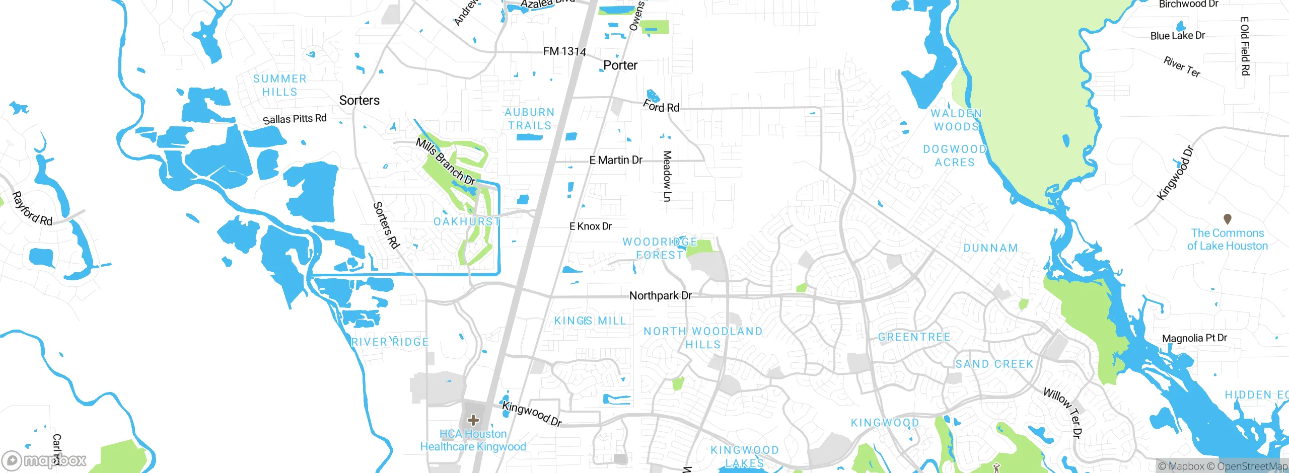 Map showing approximate location